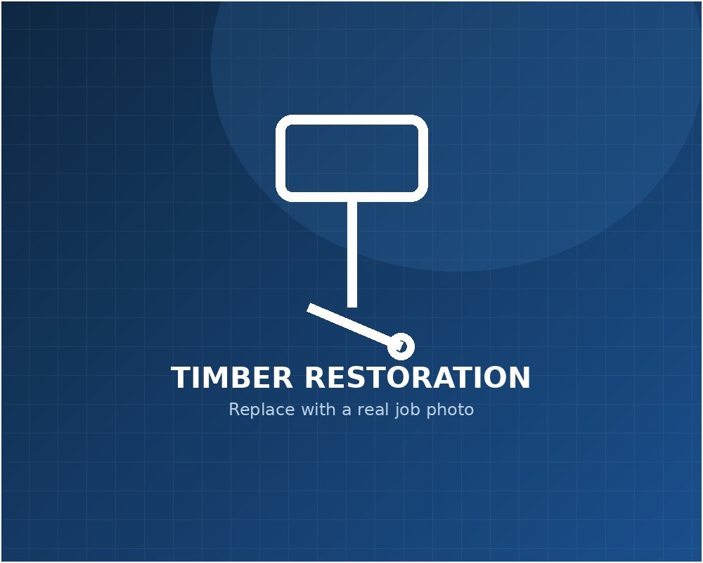 Timber restoration service in Wellington by Mashal Team