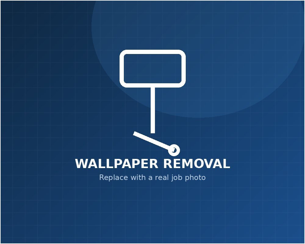 Wallpaper removal service in Wellington by Mashal Team